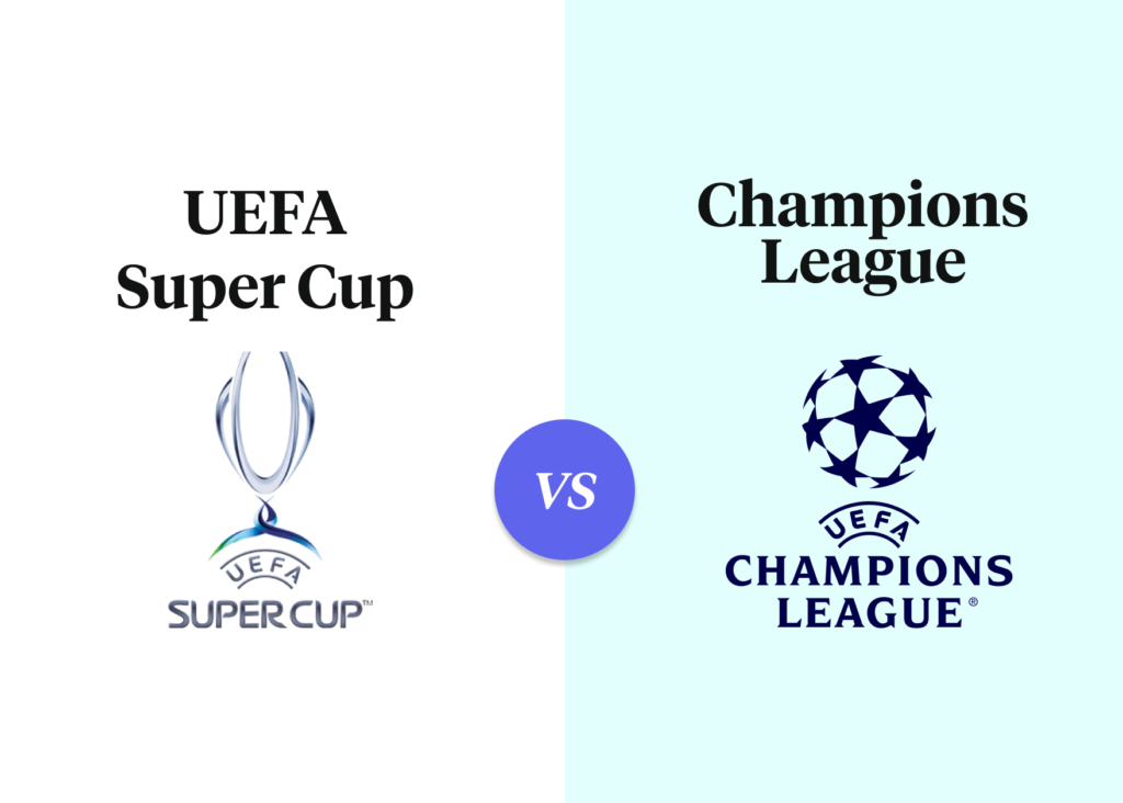UEFA Super Cup vs Champions League
